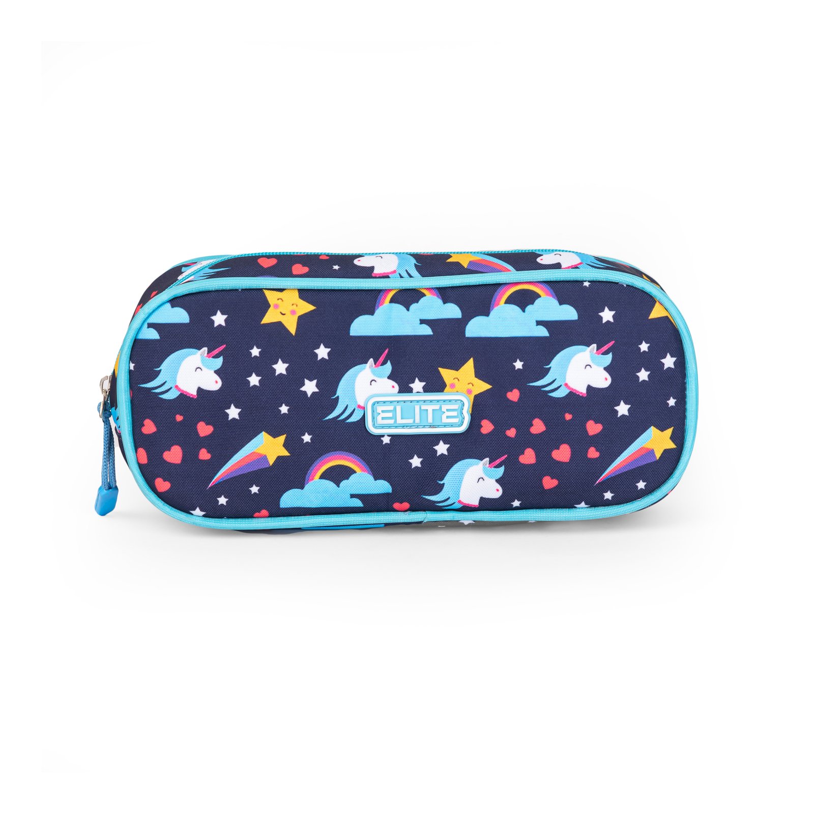 ELITE Daisy Pencil Case 2026 - Colorful Baby Blue