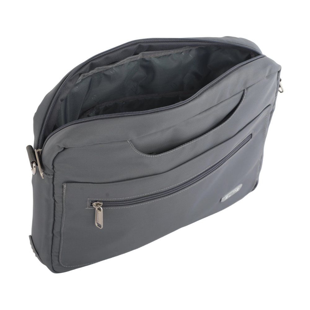 LBCSGS114-GR - Laptop Bag Cross Swift - Angle Open